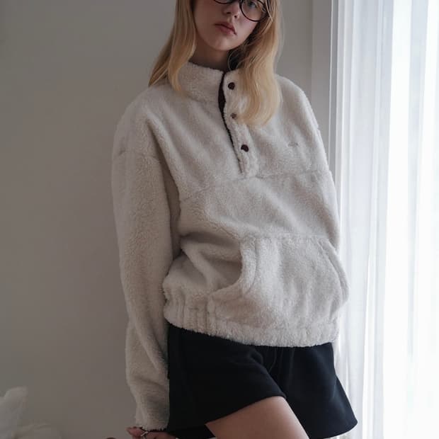 드헤베 하프 집업/아이보리 (원가15.8)