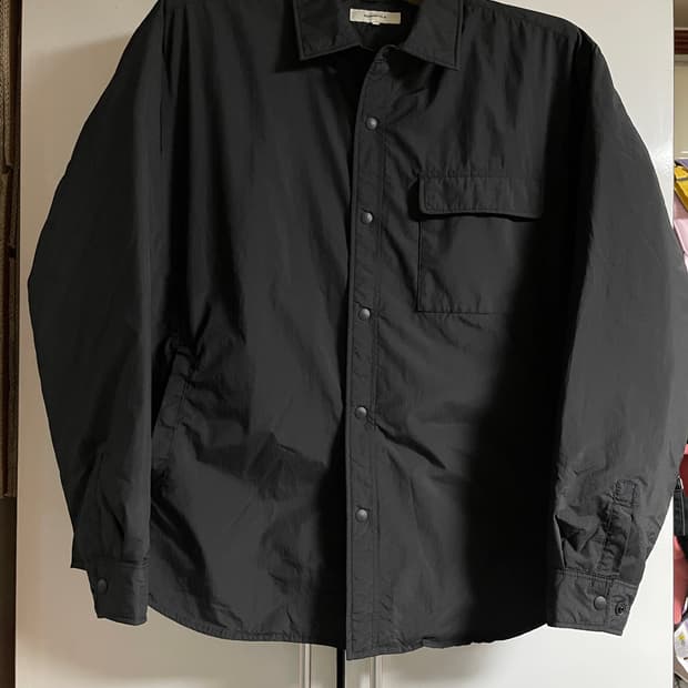 빈폴 솔리드 패딩 셔츠L