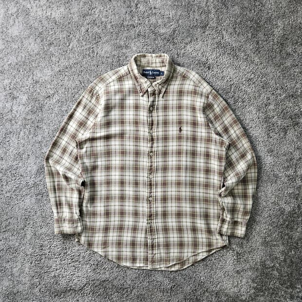 [무료배송] Ralph Lauren 체크 긴팔 셔츠