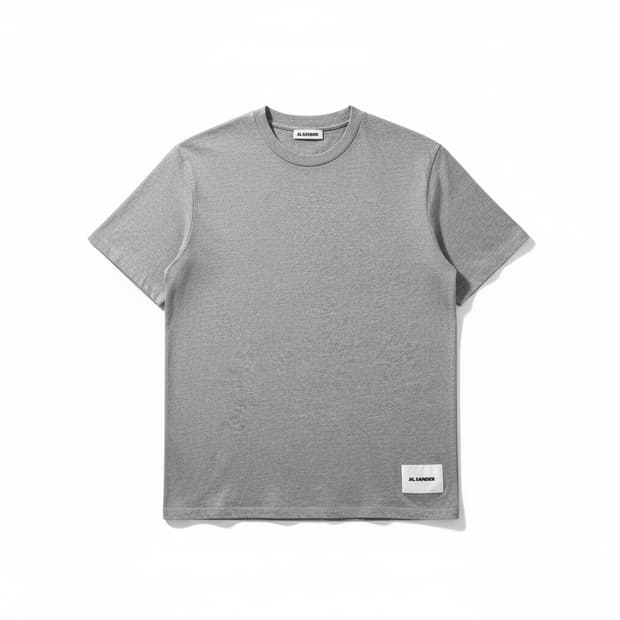 질샌더 그레이 반팔 티셔츠 XL