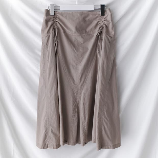 shirring string skirt 