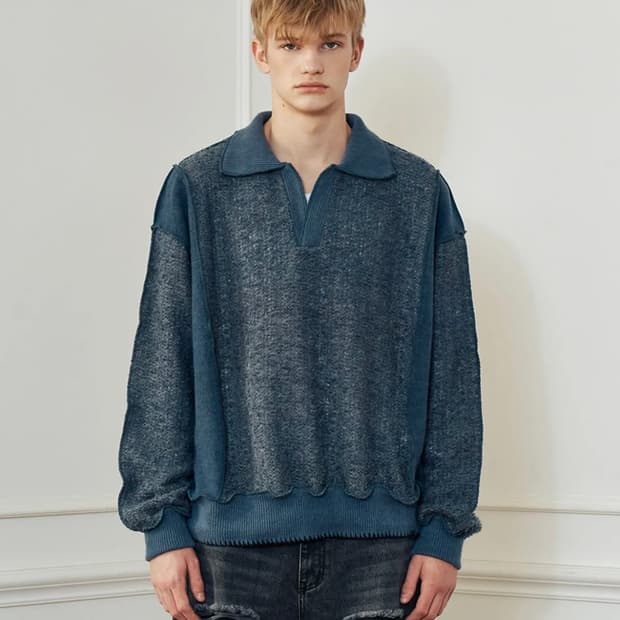LECYTO INSIDE-OUT SOMCK WOOL KNIT