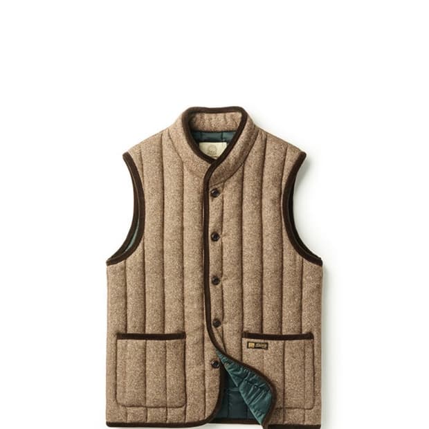 바스통 187 브라운 헤링본 베스트 L(105-110)