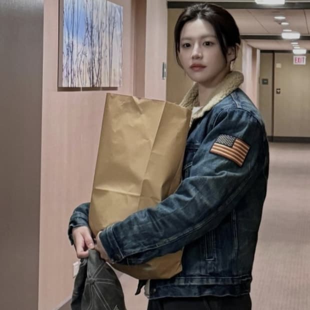 폴로 랄프로렌 트러커 데님 양털 자켓