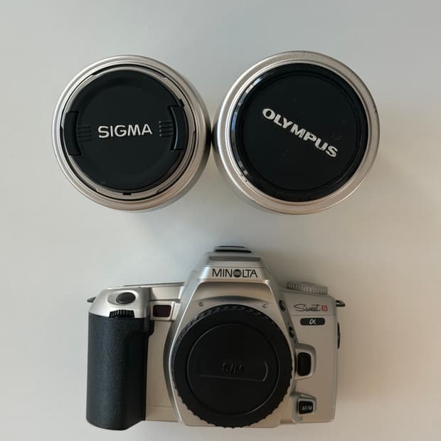 Minolta sweet s 미놀타 알파 스위트 s + 렌즈 2종류