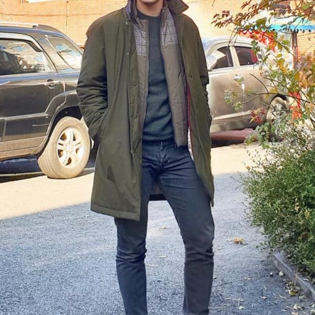 알베르토몬디 2in1 헨리코튼 클래식 파일럿코트(구스다운자켓) 판매