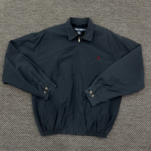 폴로 네이비 집업 S