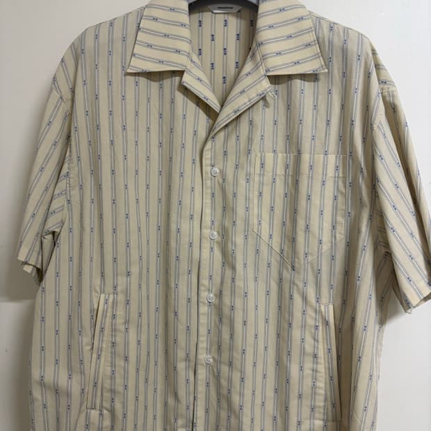 [1] 논노드 베케이션 셔츠 옐로우 스트라이프