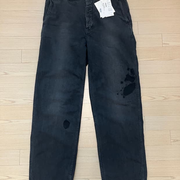 비즈빔 와이드 치노 크래쉬 블랙 3사이즈 판매