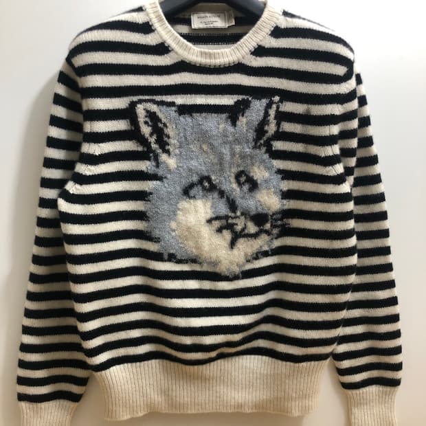 [여성L] 메종키츠네 폭스헤드 니트