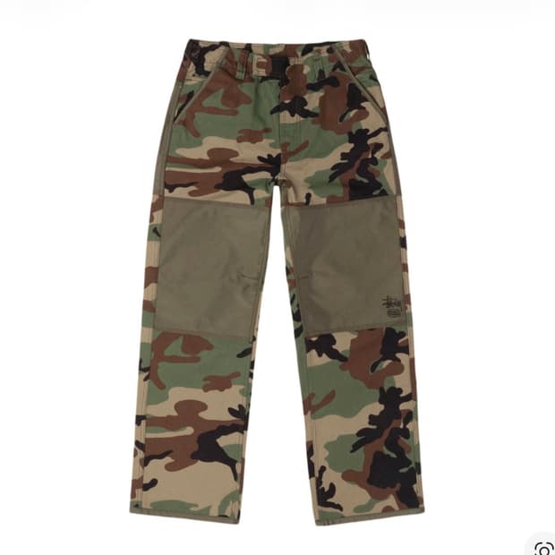 스투시 유틸리티 팬츠 우드랜드 카모