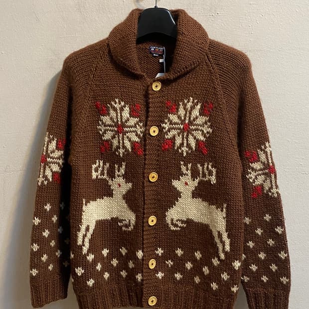 포틀랜드 요팅 노르딕 니트 가디건