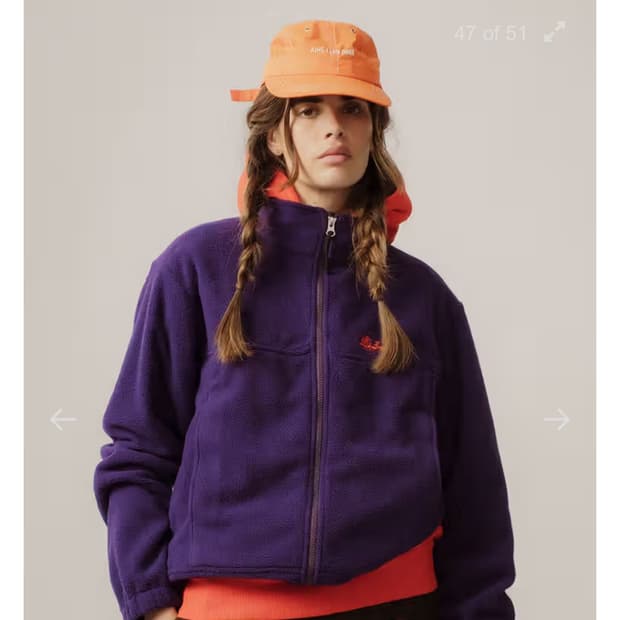 Aime leon dore 에임레온도르 후리스 집업 브라운