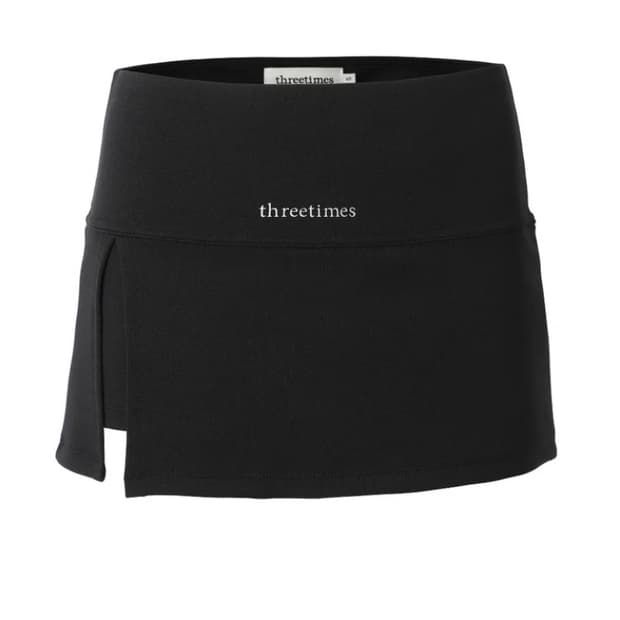 쓰리타임즈 슬릿 스커트 S