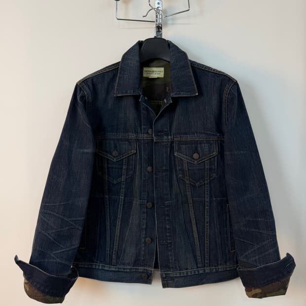 폴로 데님앤서플라이 카모 라이닝 트러커 자켓 