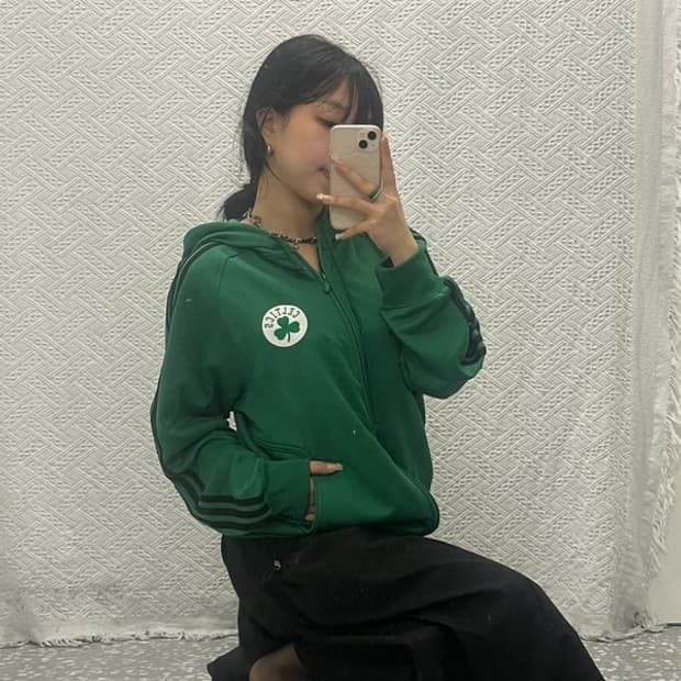 아디다스 셀틱스 약기모 트랙탑 져지 후드집업 95 C06391