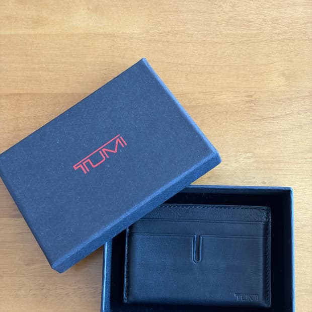 [풀구성/S급] 투미(TUMI) 챔버스 슬림 카드 케이스 - 사피르 케어