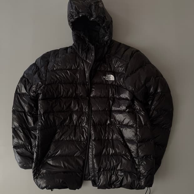 노스페이스 matier 다운후디패딩 블랙 100