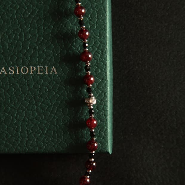 CASIOPEIA Vampire Garnet Necklace 가넷목걸이