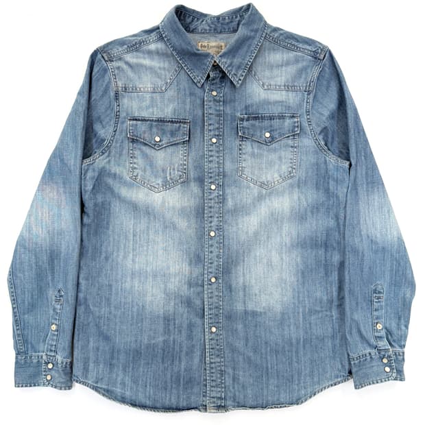 빈티지 랄프로렌 웨스턴 데님셔츠