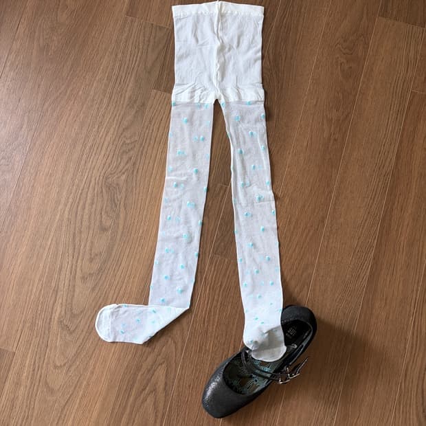 patterned sheer stocking