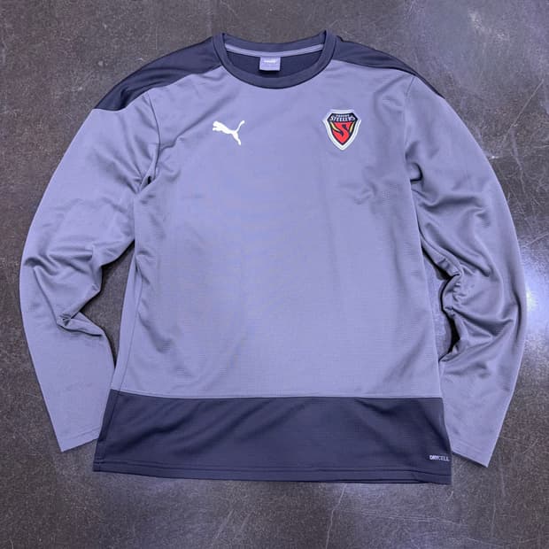 푸마 포항 스틸러스 트레이닝 탑 스웻탑 티셔츠 L