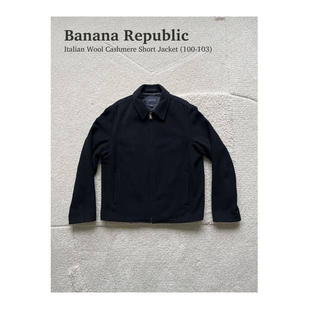 바나나리퍼블릭 이탈리안 울 캐시미어 숏자켓 (100-103)
