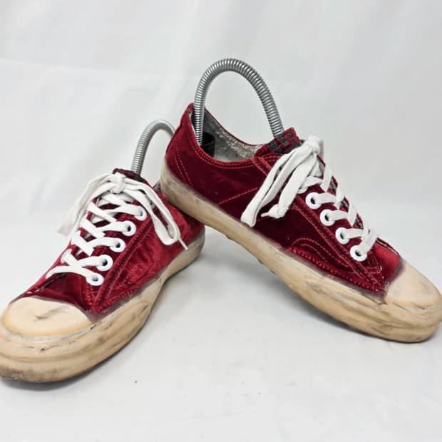 골든구스 스니커즈 버건디 36