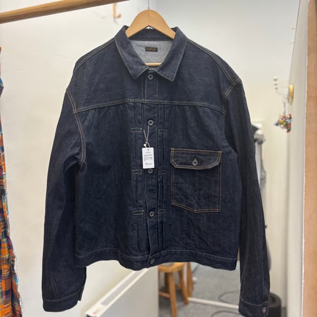Kapital 14oz denim onewash jacket