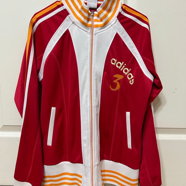 아디다스 빨간색 져지