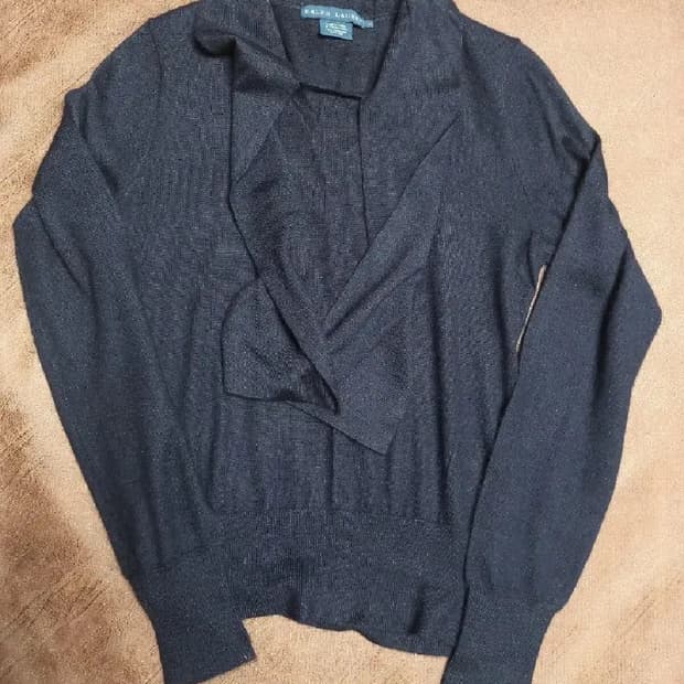 폴로 여성 실크캐시미어 니트티 55-66 