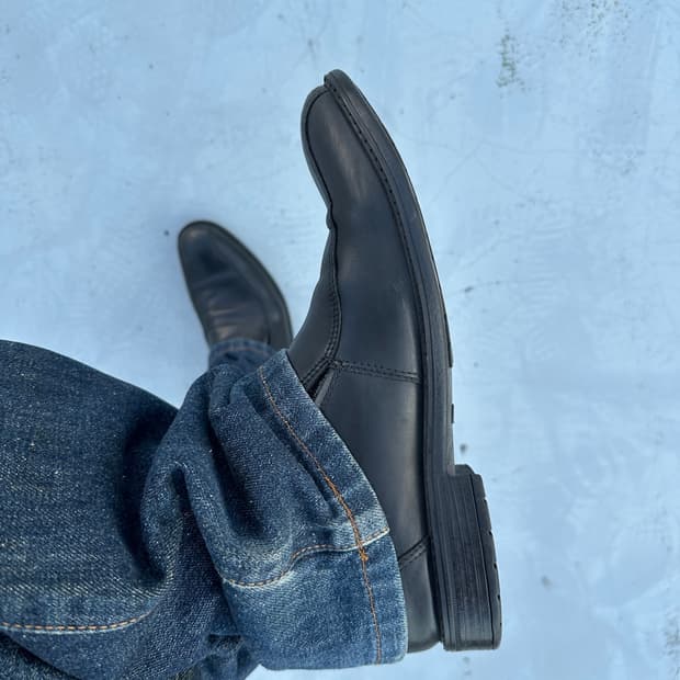 착샷/Clarks 클락스 레더(블랙) 구두