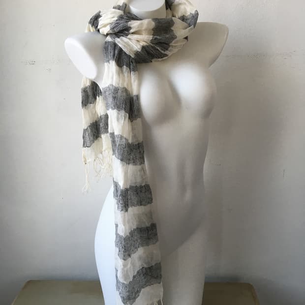 stripe pattern scarf