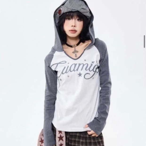 ⭐아사키프레자키 슬림핏 후드티⭐ 