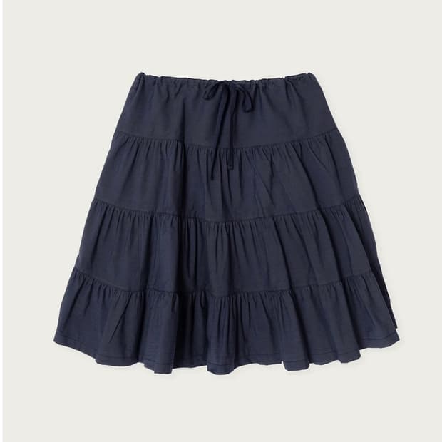페스토 3 shirring skirt dark lake 스커트 새상품