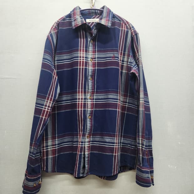 빈폴 로고 체크 셔츠 100(L)