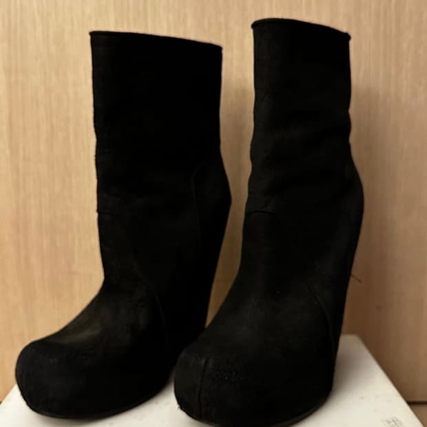 릭오왠스 스왜이드 왜지힐 부츠 2014FW