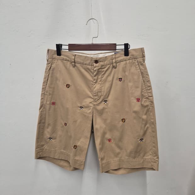 폴로 랄프로렌 방패 자수 바지 31