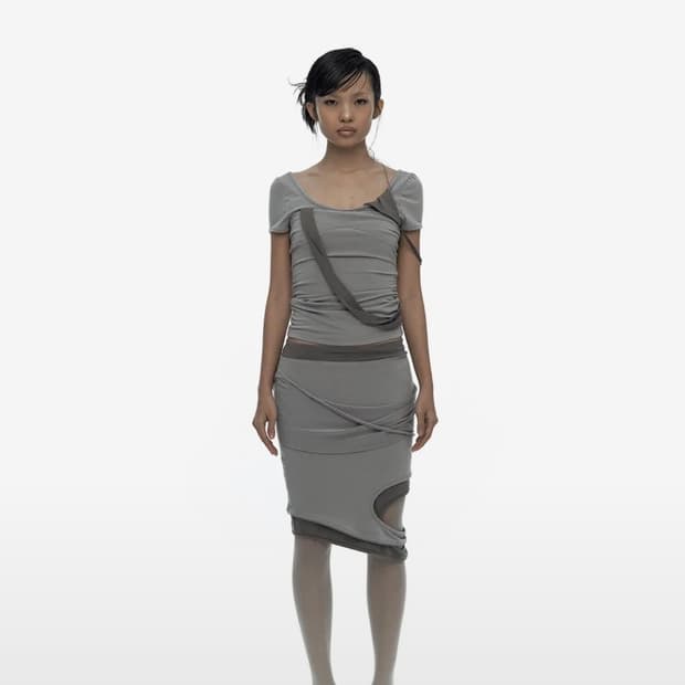 Peek-a-boo Top Warm Gray