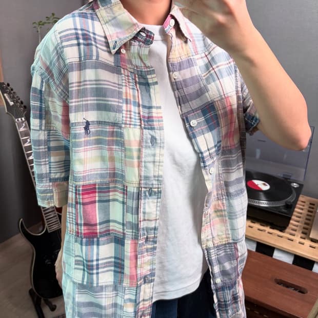 폴로 체크셔츠
