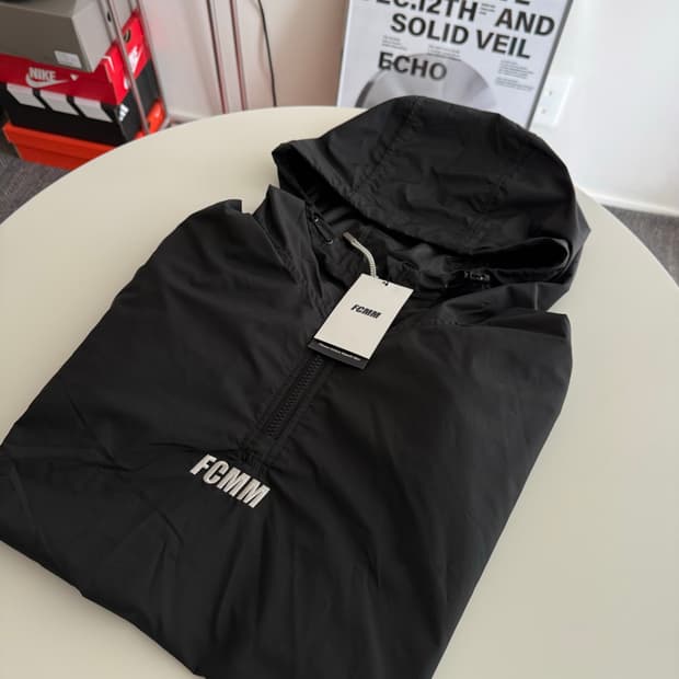 언박싱제품💨FCMM 클럽 팀 하프집 후디 윈드브레이커 L