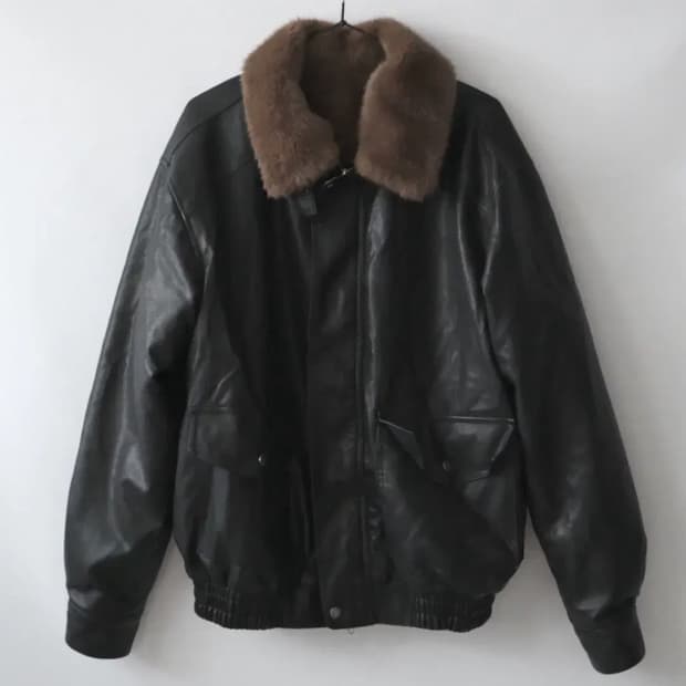 키이라 버클 레더 무스탕