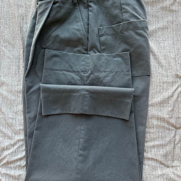 르아브 와이드 치노팬츠 그레이 L