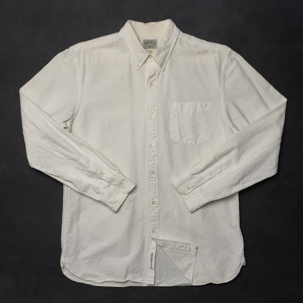 RRL 더블알엘 화이트 버튼다운 셔츠 L