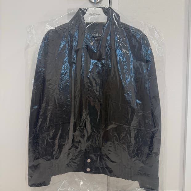 도프제이슨 헤론 레더 봄버 자켓 FADE BLACK