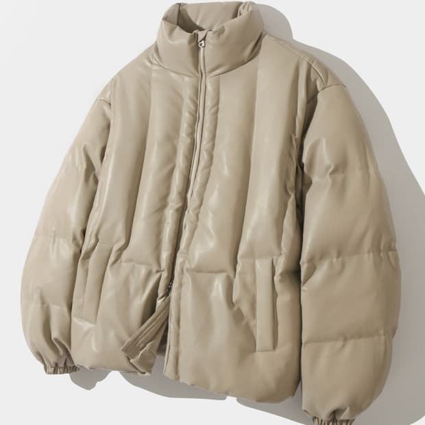 드미트리 가죽 푸퍼 패딩 3사이즈(105-110) 새상품