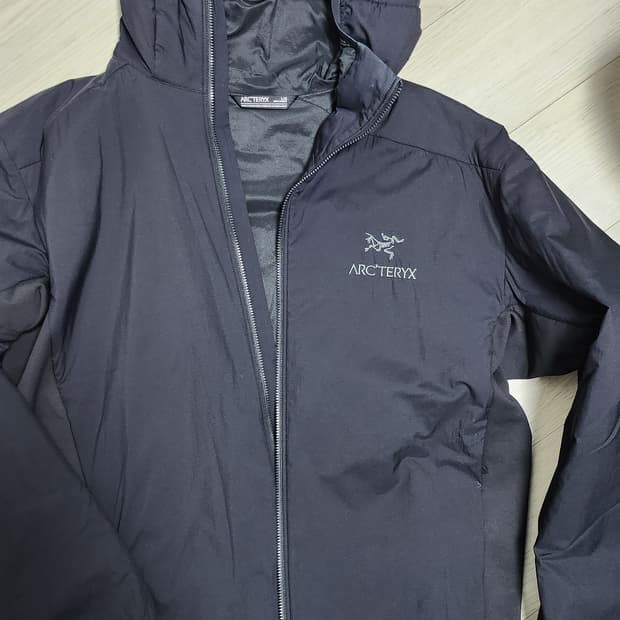 아크테릭스 아톰 lt 후디 블랙 L 남성용