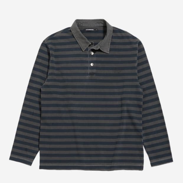 해칭룸 스트라이프 카라티 VTG Stripe Polo Tee