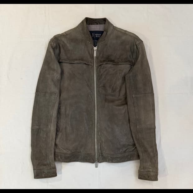 (첫번째 사진은 이전판매자분 사진입니다) 아르마니 진스 양가죽자켓