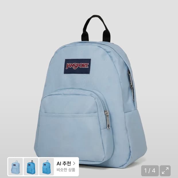 잔스포츠 하프파인트 블루더스크